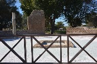  Villa Adriana. Scorcio con colonna. / Photo©Silvana Matozza, Guido Bonacci