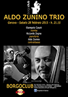 28.02.15. concerto Aldo Zunino trio, al Borgo club di Genova ( Locandina)