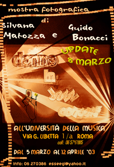 DONNE IN JAZZ CONCERT - 8 Marzo. Mostra fotografica di Silvana Matozza, Guido Bonacci.