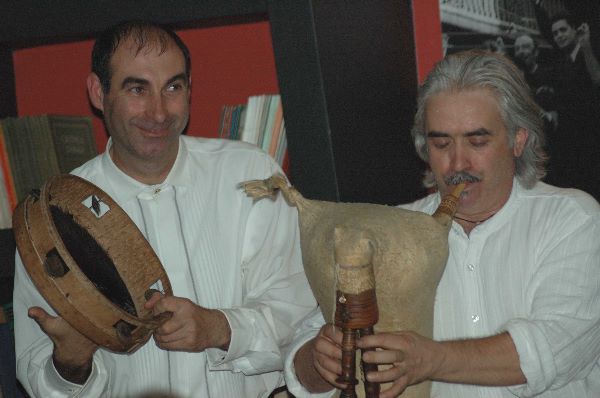 Domenico Miraglia e Giuseppe Salamone alla casa della memoria e della Storia, photo impressionijazz