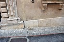 antico anello per legare i cavalli sulla facciata dell'antico palazzo amerino
