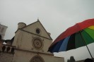 Colori silmbolo della pace in Piazza San Francesco Superiore di Assisi