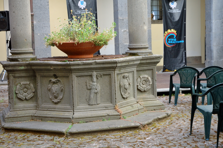 scorcio del chiostro del Museo civico di Bracciano