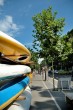 canoe lungo la strada