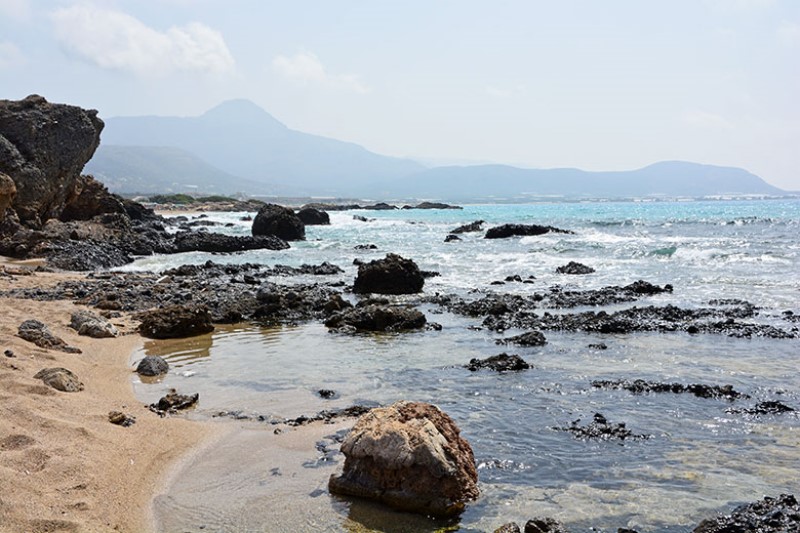 Creta. Phalasarna. Paesaggio costiero roccioso. PhotoSilvana Matozza, Guido Bonacci