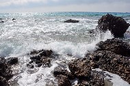 Falassarna. Schiuma brillante dei flutti. PhotoSilvana Matozza, Guido Bonacci