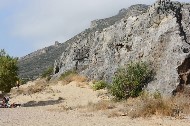 Falassarna beach. Bagnanti. PhotoSilvana Matozza, Guido Bonacci