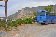 Falassarna beach. Bus terminus. Crete Island. Photo©Silvana Matozza, Guido Bonacci
