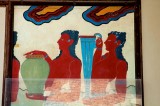 Portatori di vasi ritualii ( Cup-bearers). Affresco nei  Propilei Meridionali.