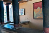. La stanza delle copie degli affreschi ( minoan copies frescoes). Palazzo di Cnosso