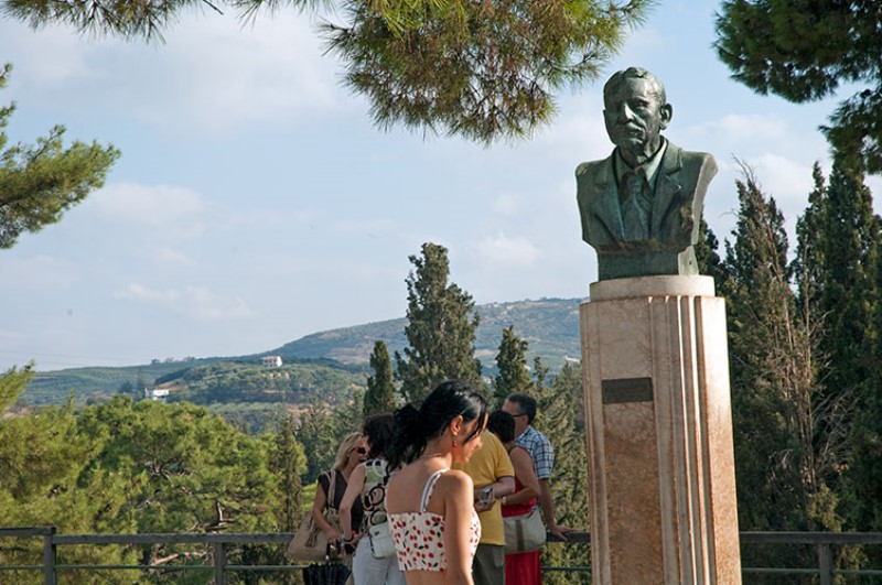 Busto dello scopritore del Palazzo di Minosse