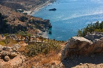 Preveli Bay. Gradinata nella roccia /  PhotoSilvana Matozza