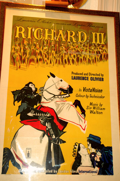 Riccardo III (1955) Laurence Olivier - Museo Walton, nei Giardini La Mortella. Isola d'Ischia