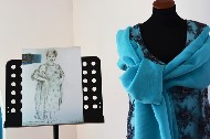 Abito e bozzetto di Trumeau ( Iaia Forte ). PhotoSilvana Matozza, Guido Bonacci.