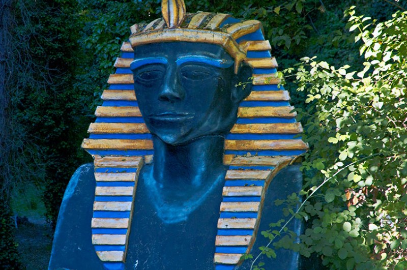 Busto di Faraone. Ispirato al film Cleopatra (1962)/ Photo Impressioni Jazz