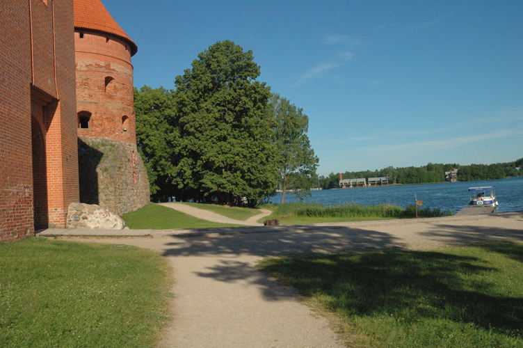 Il gotico castello di Trakai (gotikinė pilis Trakų) - panorama