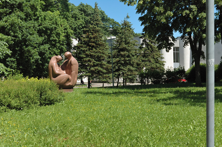 Coppia di amanti. Una cultura di Vilnius.