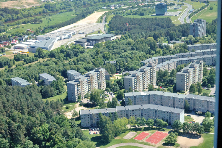 Panorama dalla Torre Televisiva di Vilnius