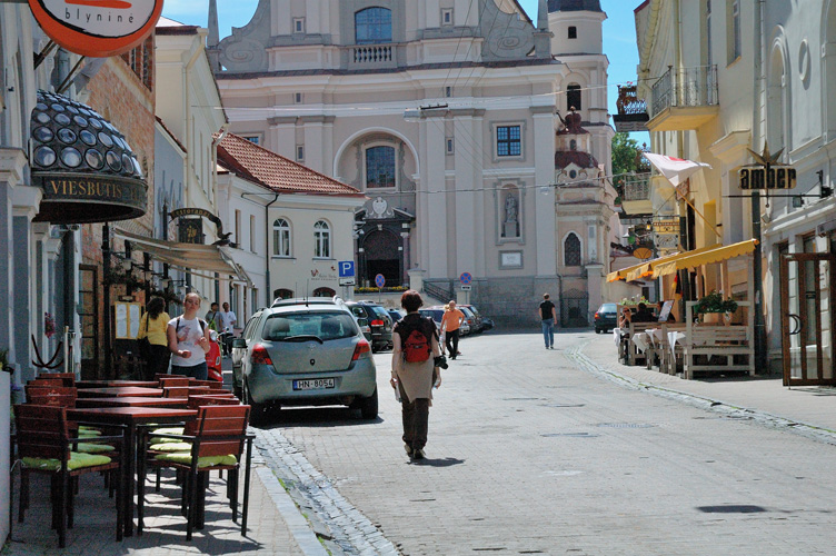 Vilnius - andando alla Porta dell'Aurora