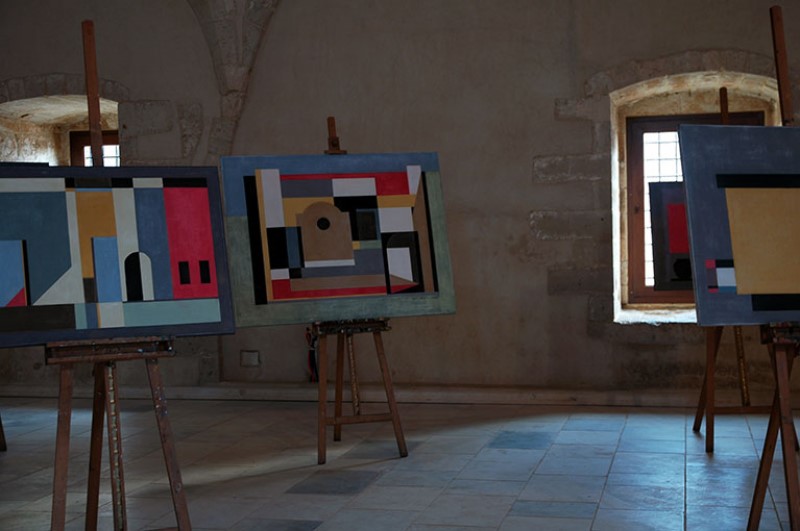 Light in the old town of i Rethymnon. Esposizione