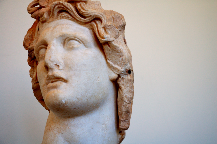 Testa marmorea di Helios (Hellenistic statue)- Rhodes - Greece / Photo Impressioni Jazz