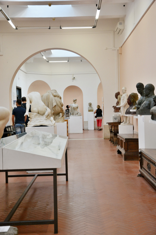 Sala espositiva del Museo Pietro Canonica. Villa Borghese. Roma