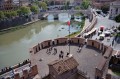Il Bastione angolare di San Matteo e il fiume Tevere.