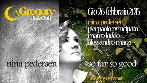 Nina Pedersen 4tet - Gregory's jazz club ( locandina)