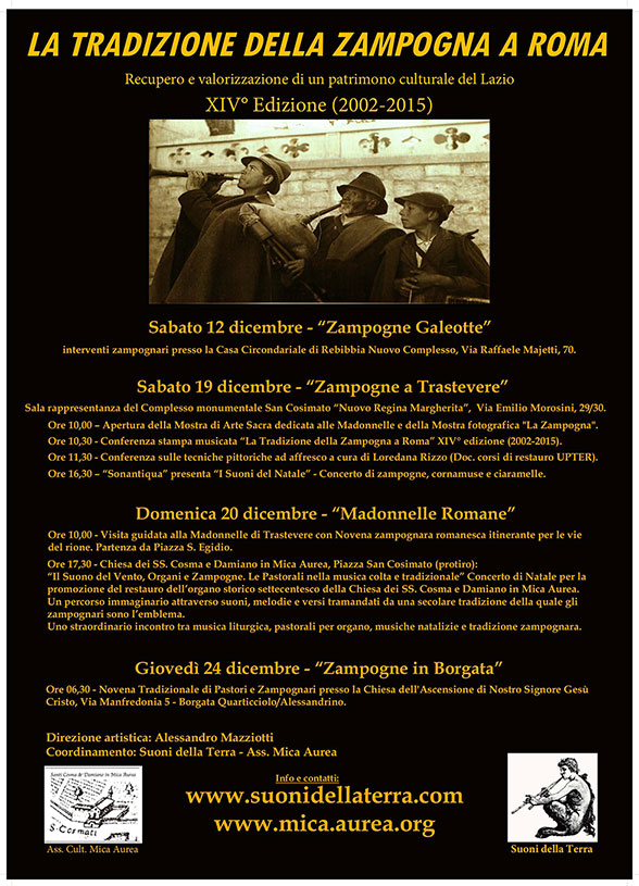 NATALE2015. ZAMPOGNA. Locandina