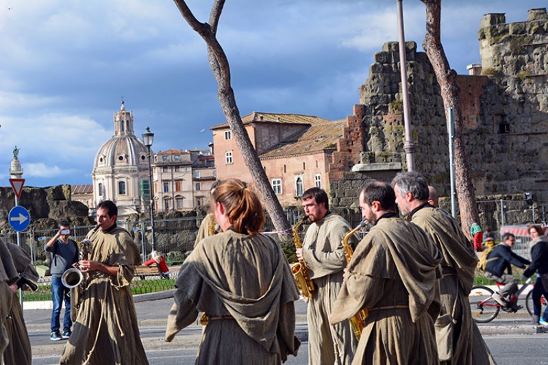 Roma. Carnevale 2015. Opus Band / PhotoSilvana Matozza, Guido Bonacci