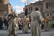  Carnevale 2015. Ssassofonisti della Street Band. / PhotoSilvana Matozza, Guido Bonacci