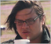 Sterlin Harjo, il regista di  "Good night Irene" (2005), "Barking Water" (2009) 