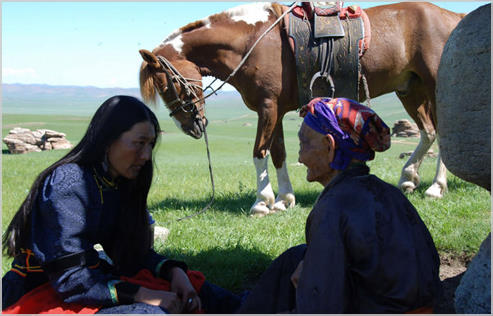 Urna Chahar Tugchi in "The two Horses of Gengis Kan", recensione Impressioni Jazz