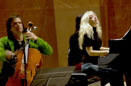 Luca Pincini - violoncello e Gilda Buttà - pianoforte. Photo impressionijazz
